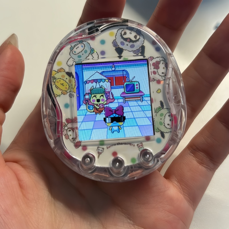 Bandai Model Tamagotchi - Kotak mainan Bandai Tamagotchi Uni Clear
