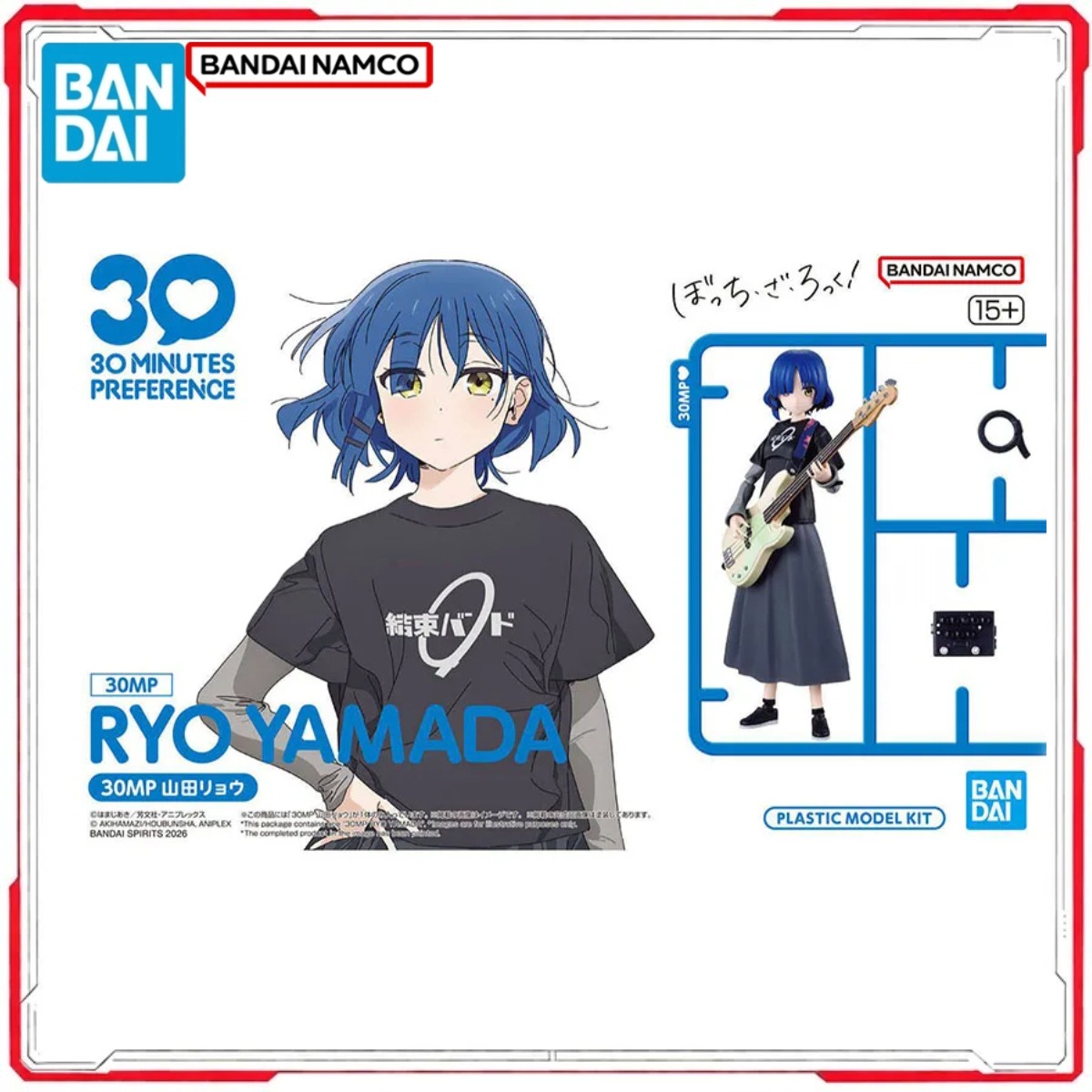 Model Kit Bocchi - Bandai Asli Original 30MP Bocchi The