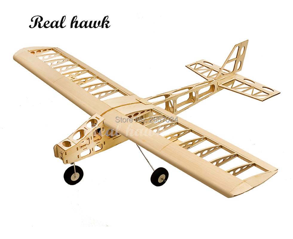 Model Kit Wood - Kit Pesawat RC Kayu Balsa 1300mm,