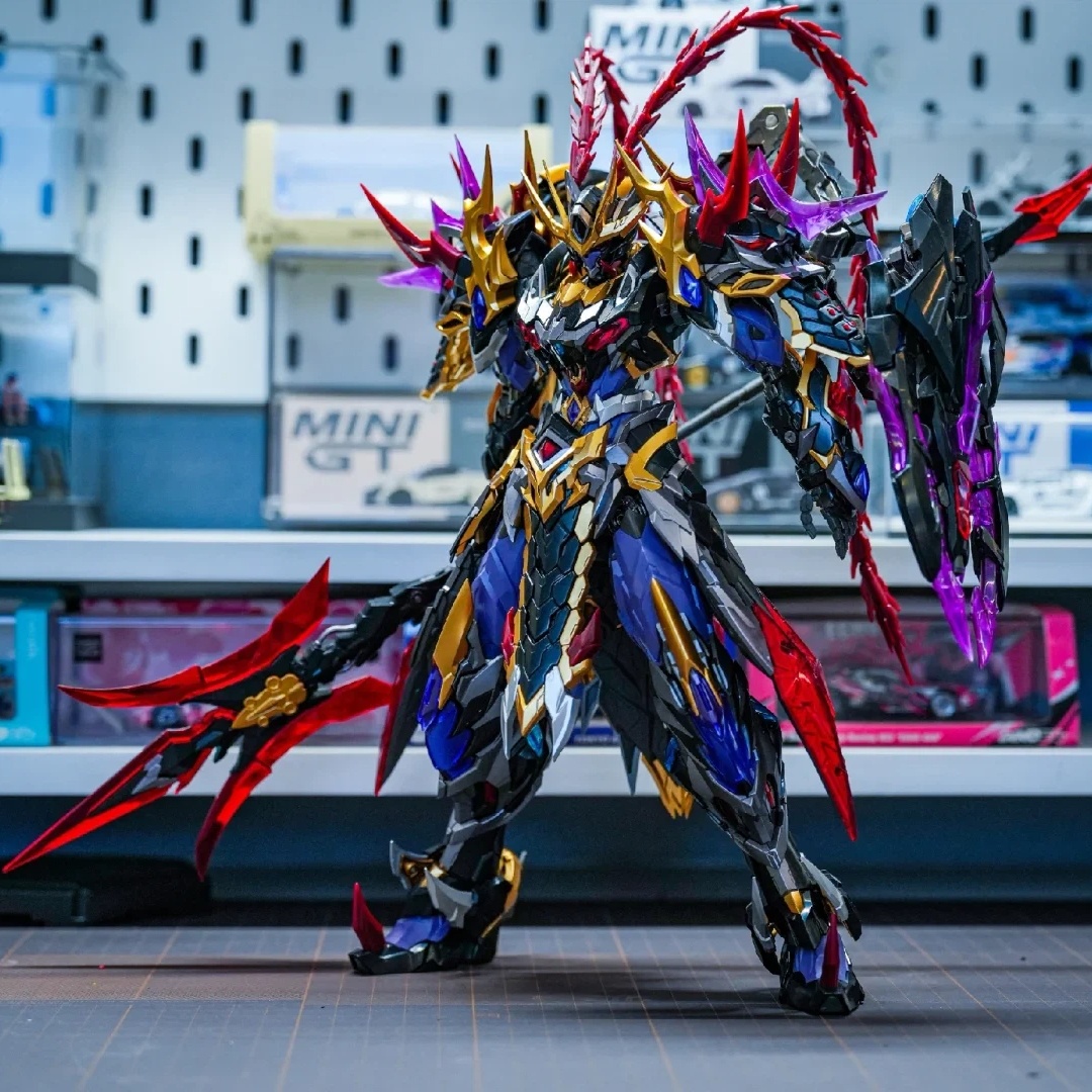 Model Kit Zhao Yun - Model Mecha Motor Nuklir Lu Bu