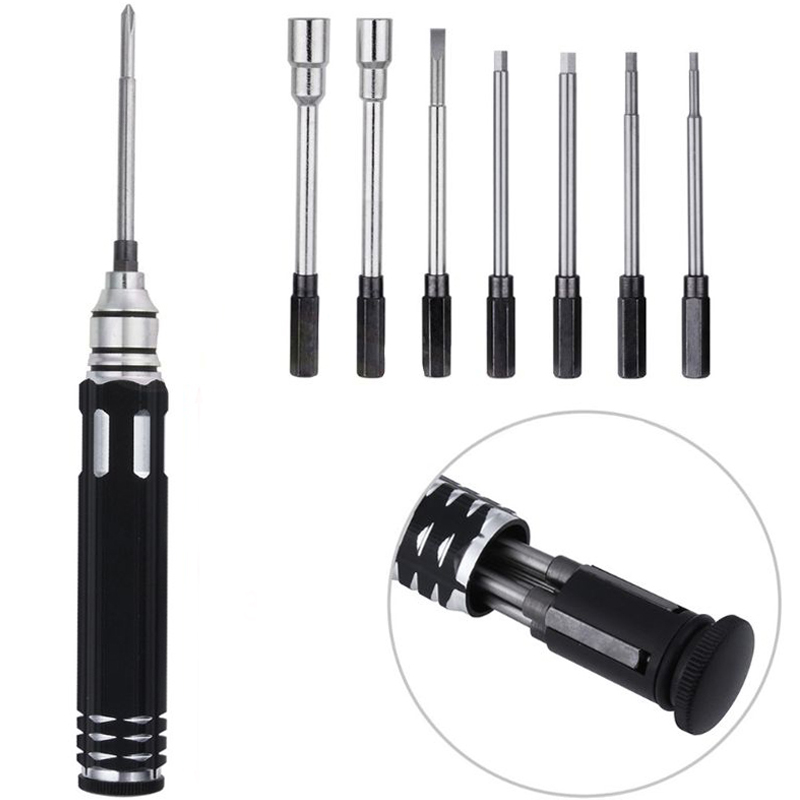 Model Kit Tool Set - Set Obeng Baja 8 In 1
