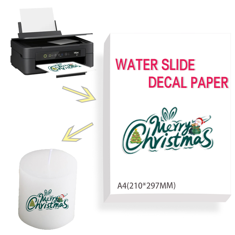 Waterslide Decal Paper - Stiker DIY hadiah kerajinan keramik Inkjet