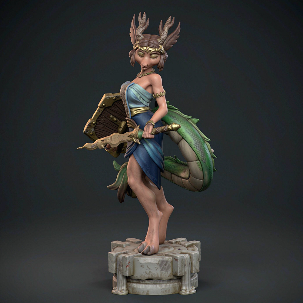 Model Kit Dragon - Patung NSFW dari Little Dragon Man
