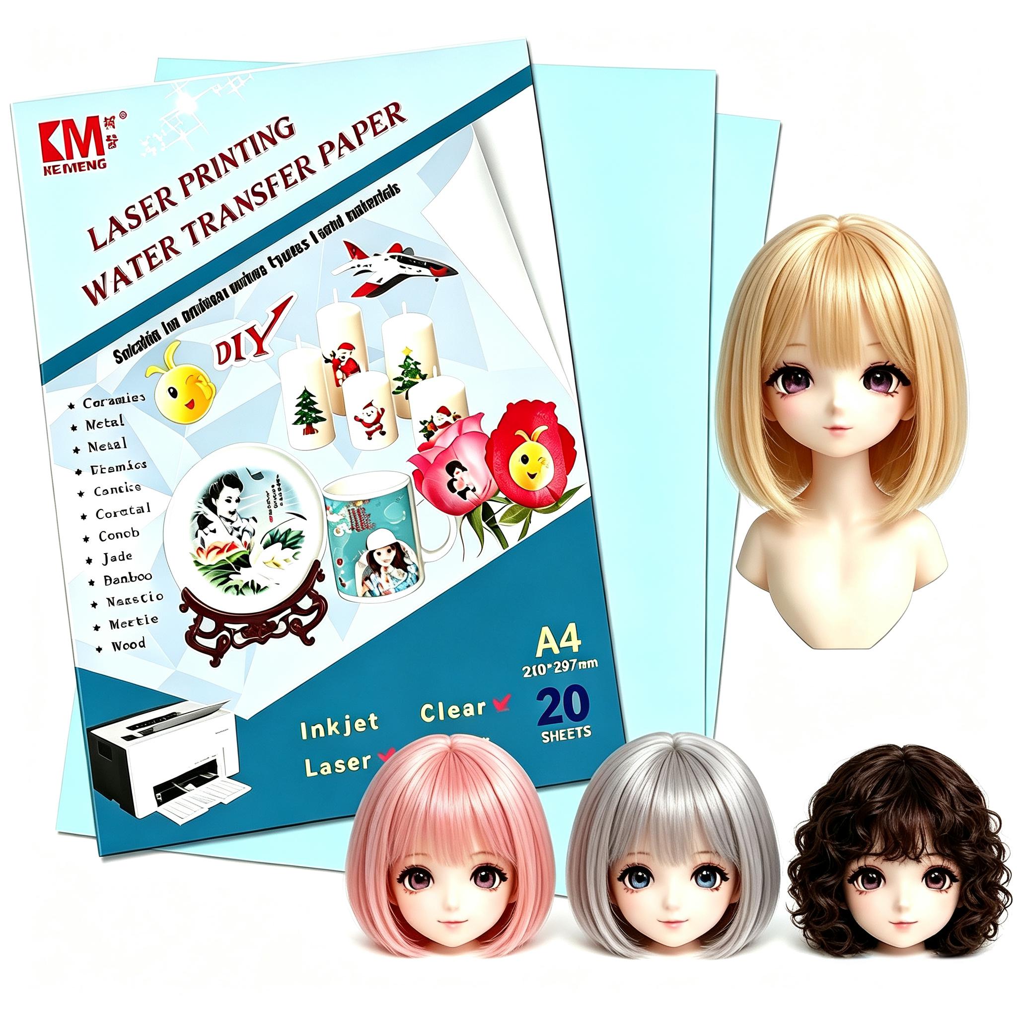 Waterslide Decal Paper - Kertas Decal Transfer Air Laser Latar