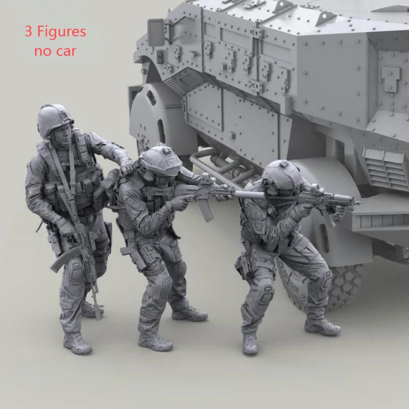 Model Kit Figures - 1/35 Resin Model Gambar GK, Kit