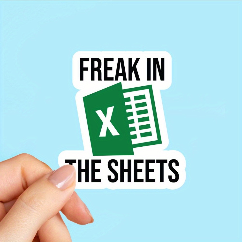 Waterslide Decal Paper - Freak In The sheet Sticker, Microsoft