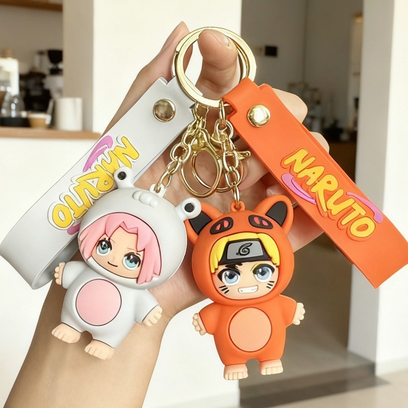Model Kit New - Gantungan Kunci Kartun Naruto Versi Q