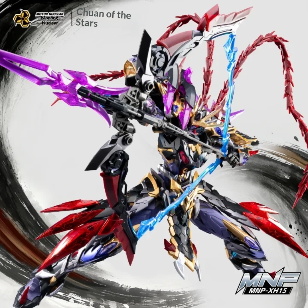 Model Mecha Motor Nuklir Lu Bu - Model Kit Zhao Yun ulasan dan harga