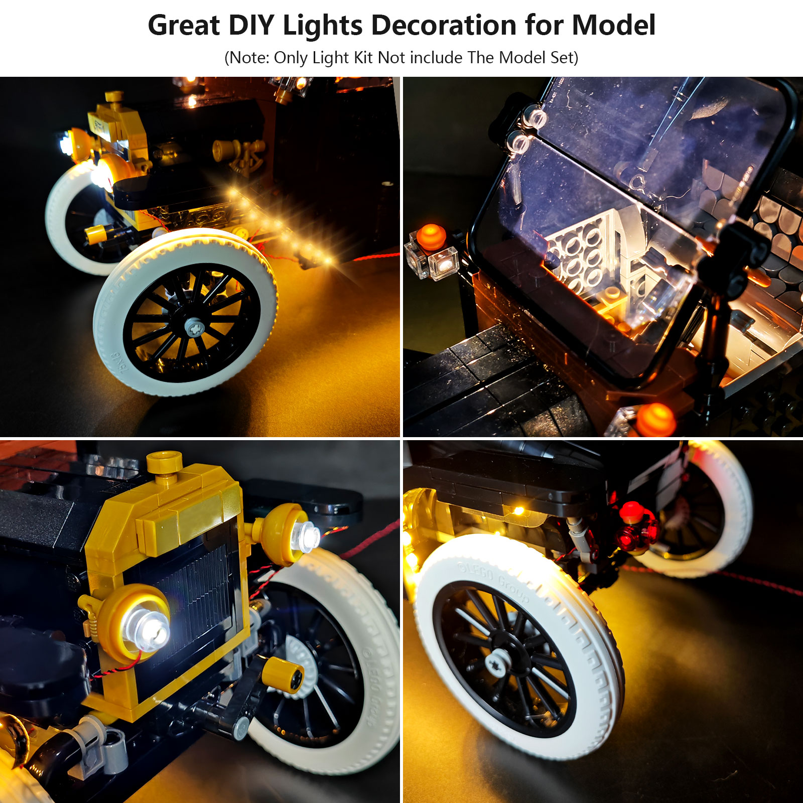 Kit Lampu LED LYBMTWF Kompatib - Model Kit Companies ulasan dan harga