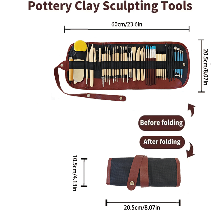 Kit alat patung tanah liat tem - Model Kit Tool Set ulasan dan harga