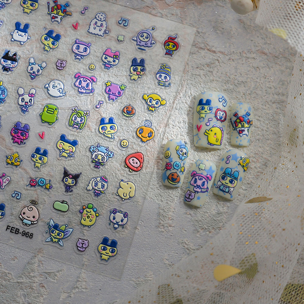 Stiker Kuku Tamagotchi Mametch - Bandai Model Tamagotchi ulasan dan harga