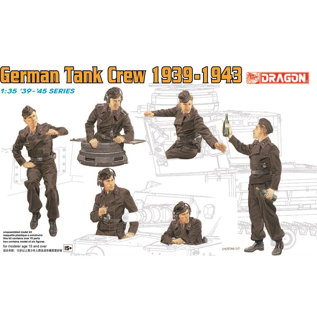 DRAGON 6375 1/35 Tank Crew 193 - Model Kit Dragon ulasan dan harga