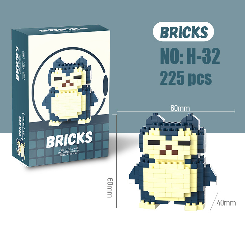Blok Bangunan Mikro Pokemon Pi - Model Kit Figures ulasan dan harga