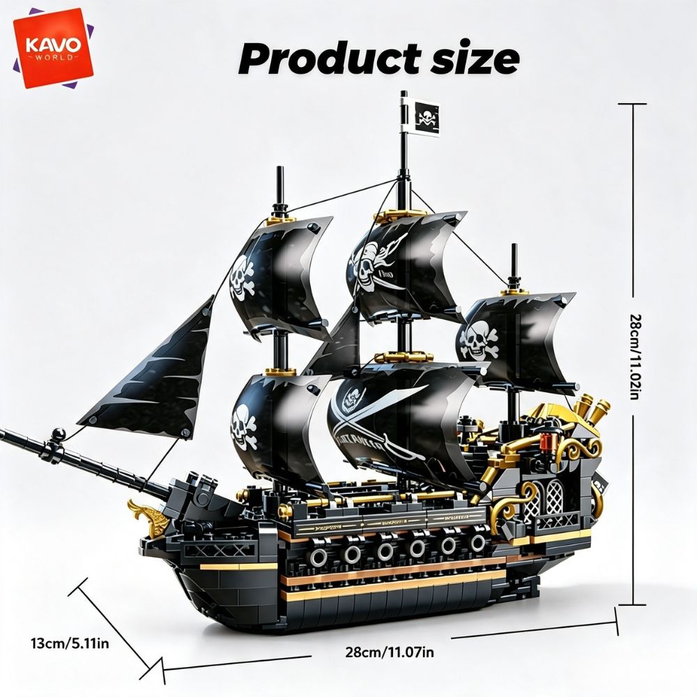 KAVOWORLD 801pcs 1799 Mainan K - Model Kit Companies ulasan dan harga