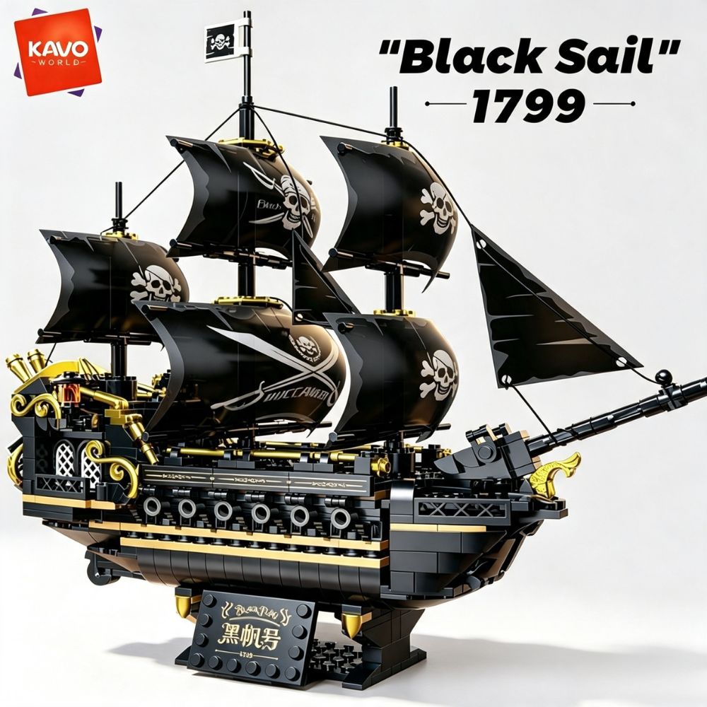 KAVOWORLD 801pcs 1799 Mainan K - Model Kit Companies ulasan dan harga