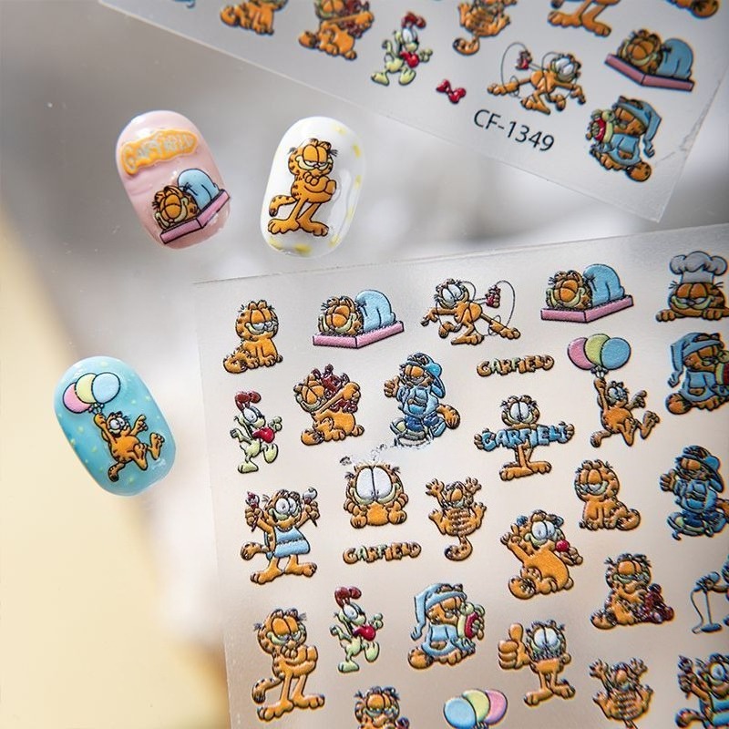 Stiker Seni Kuku Garfield Baru - Model Kit New ulasan dan harga