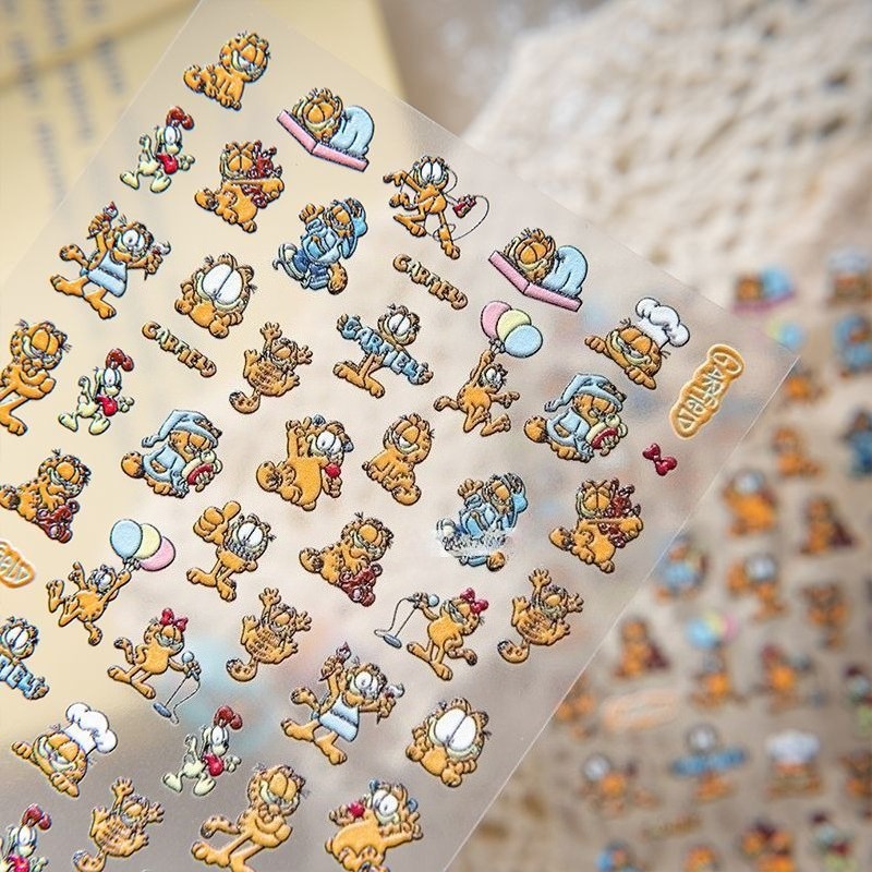 Stiker Seni Kuku Garfield Baru - Model Kit New ulasan dan harga