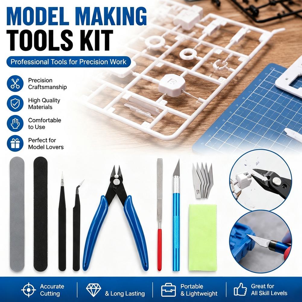 14-Piece Model Craft Tool Kit  - Model Kit Tool Set ulasan dan harga