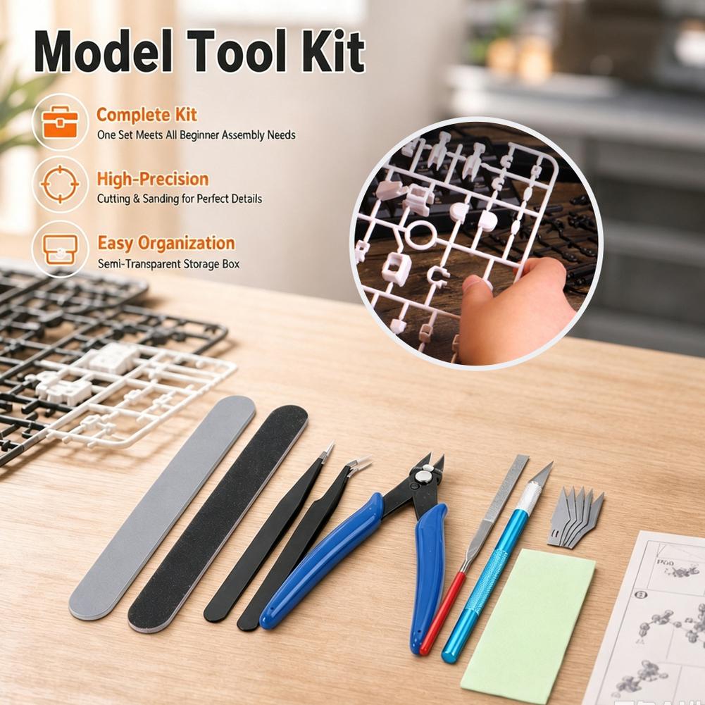 14-Piece Model Craft Tool Kit  - Model Kit Tool Set ulasan dan harga
