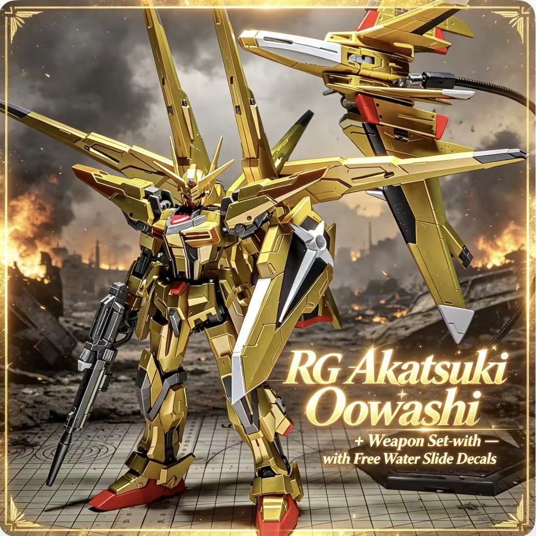 RG41 1/144 ORB-01 Akatsuki Oow - Model Kit Gundam Hg ulasan dan harga