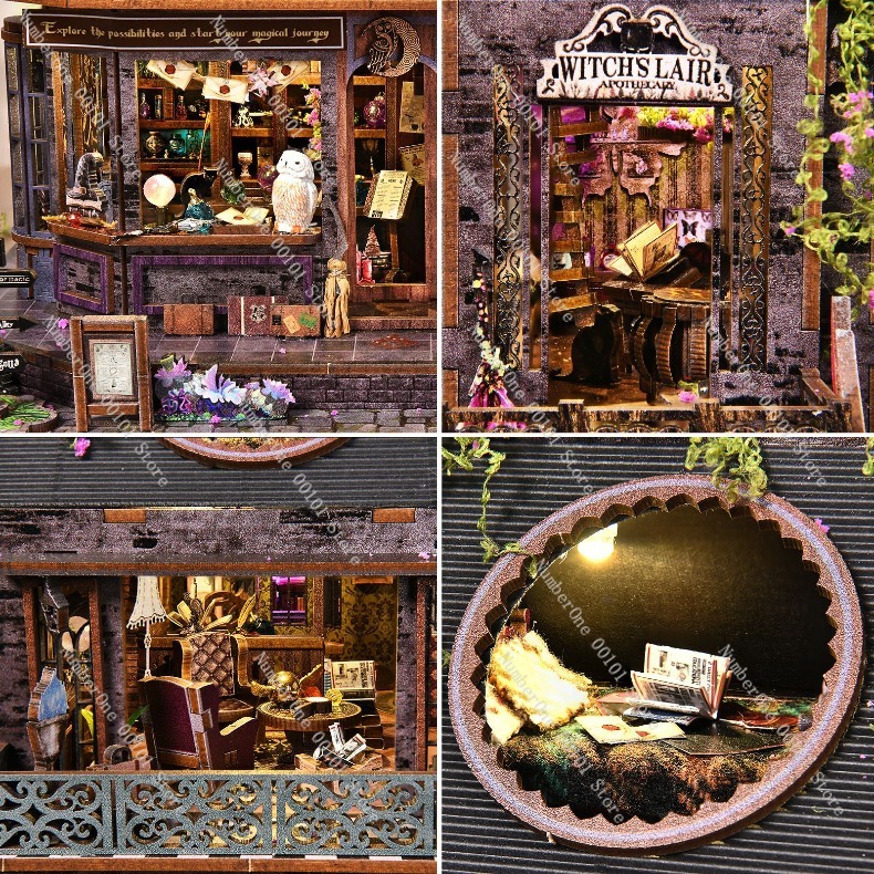 Kit Model Bangunan Rumah Minia - Model Kit Wood ulasan dan harga